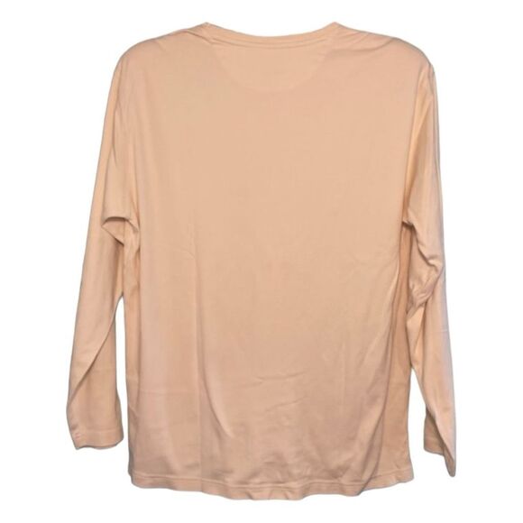 Jos A Bank Classic Collection Long Sleeve Tee Cream Cotton Knit XL - Picture 2 of 4